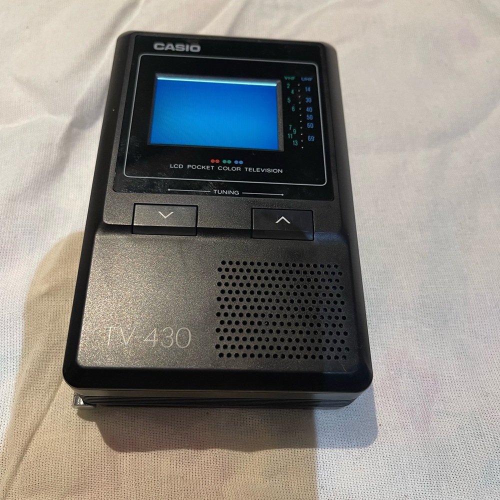 Vintage Casio portable TV-430